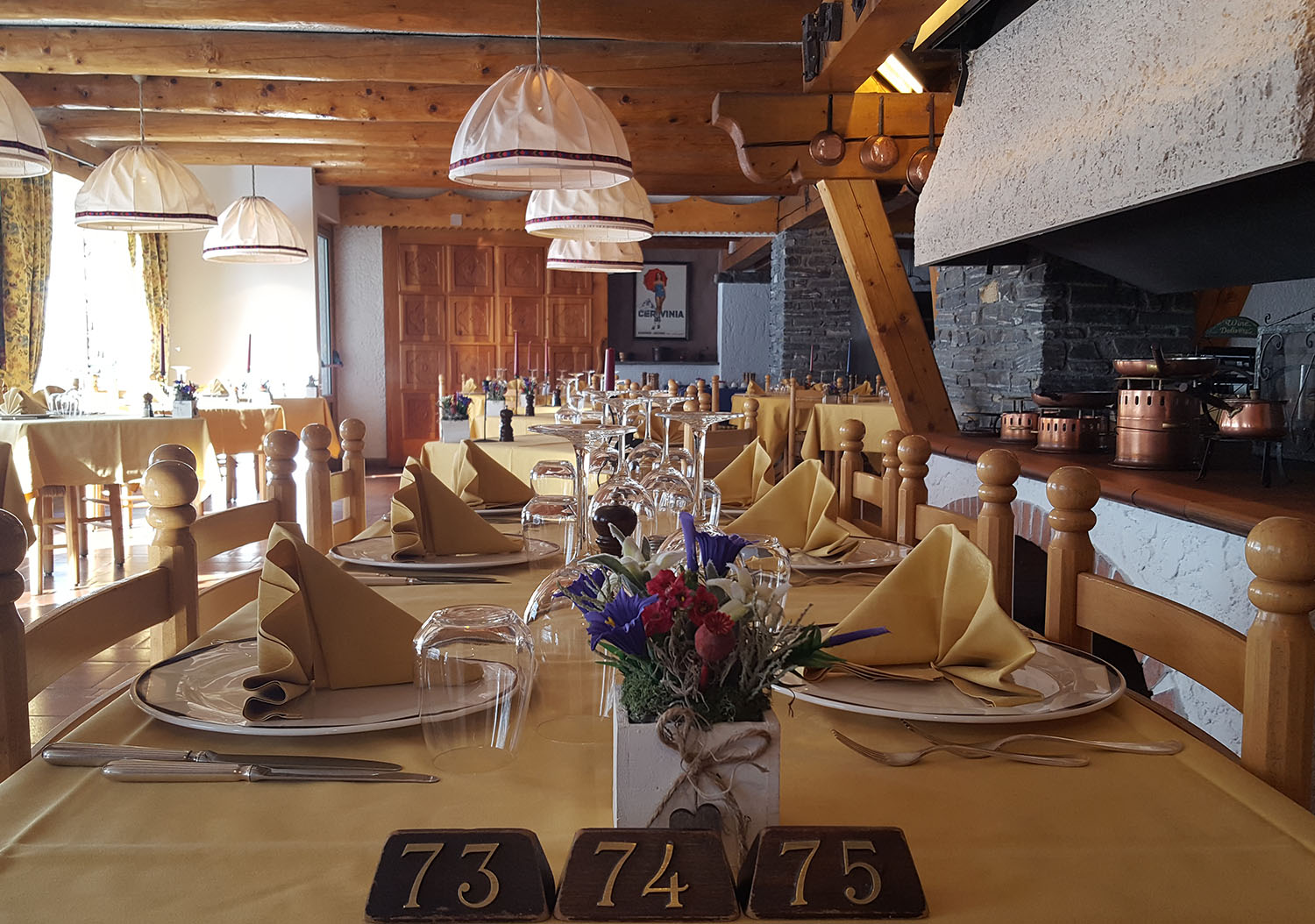 Chalet Valdotain sala ristorante 2018 (2)